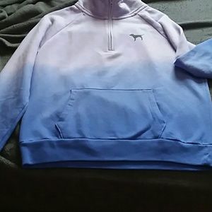 PINK 3/4 zip sweatshirt